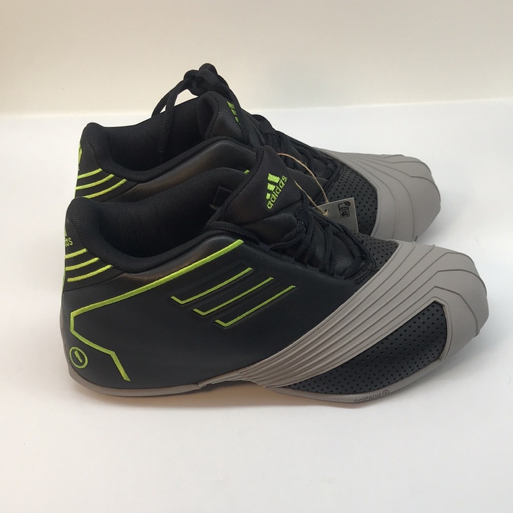 adidas T-Mac 1 Kids' Basketball Shoes, Black, Size  5.5 Core Black/Team Mid
